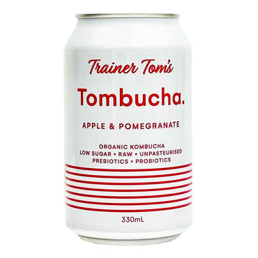 Trainer Tom's Apple Pomegranate Tombucha Kombucha 330ml